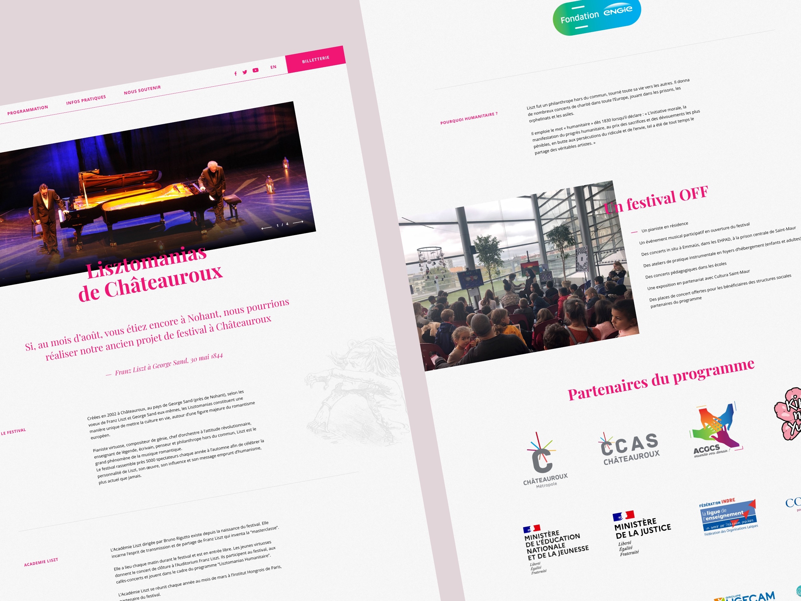 Site Internet des Lisztomanias