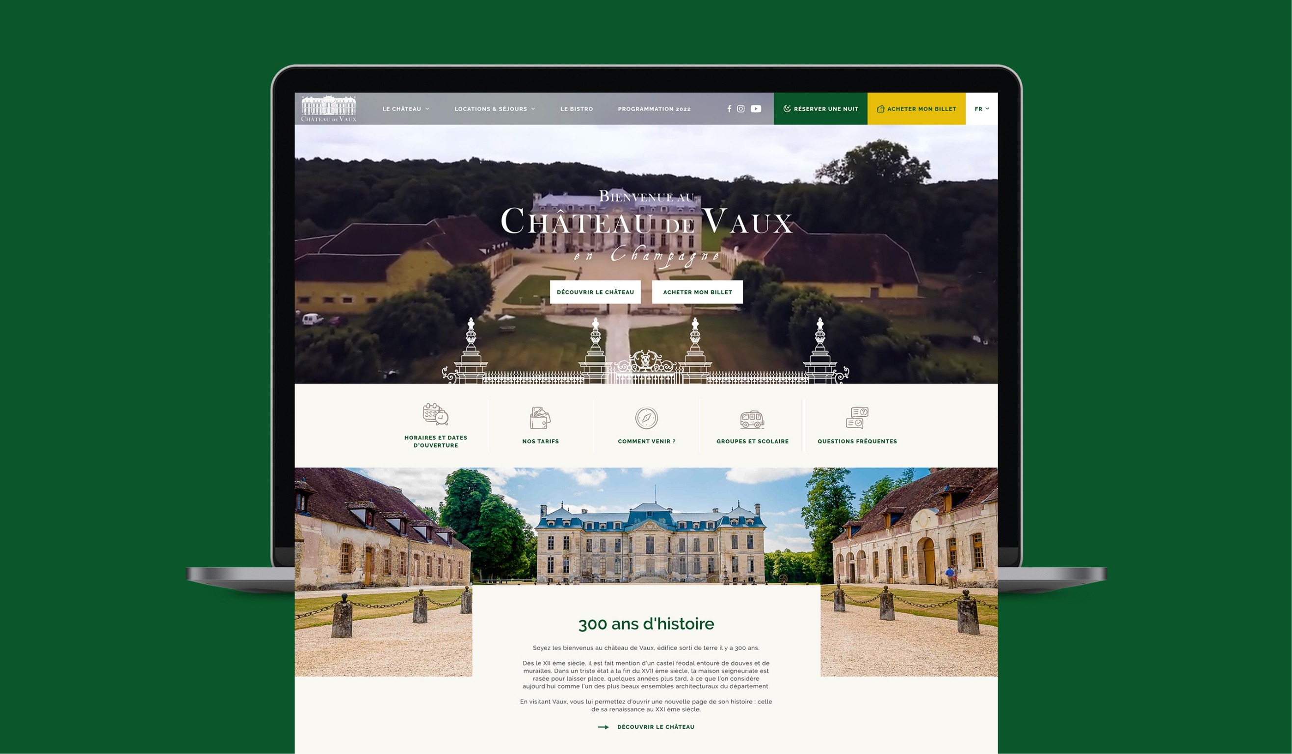 Présentation projet Château de Vaux