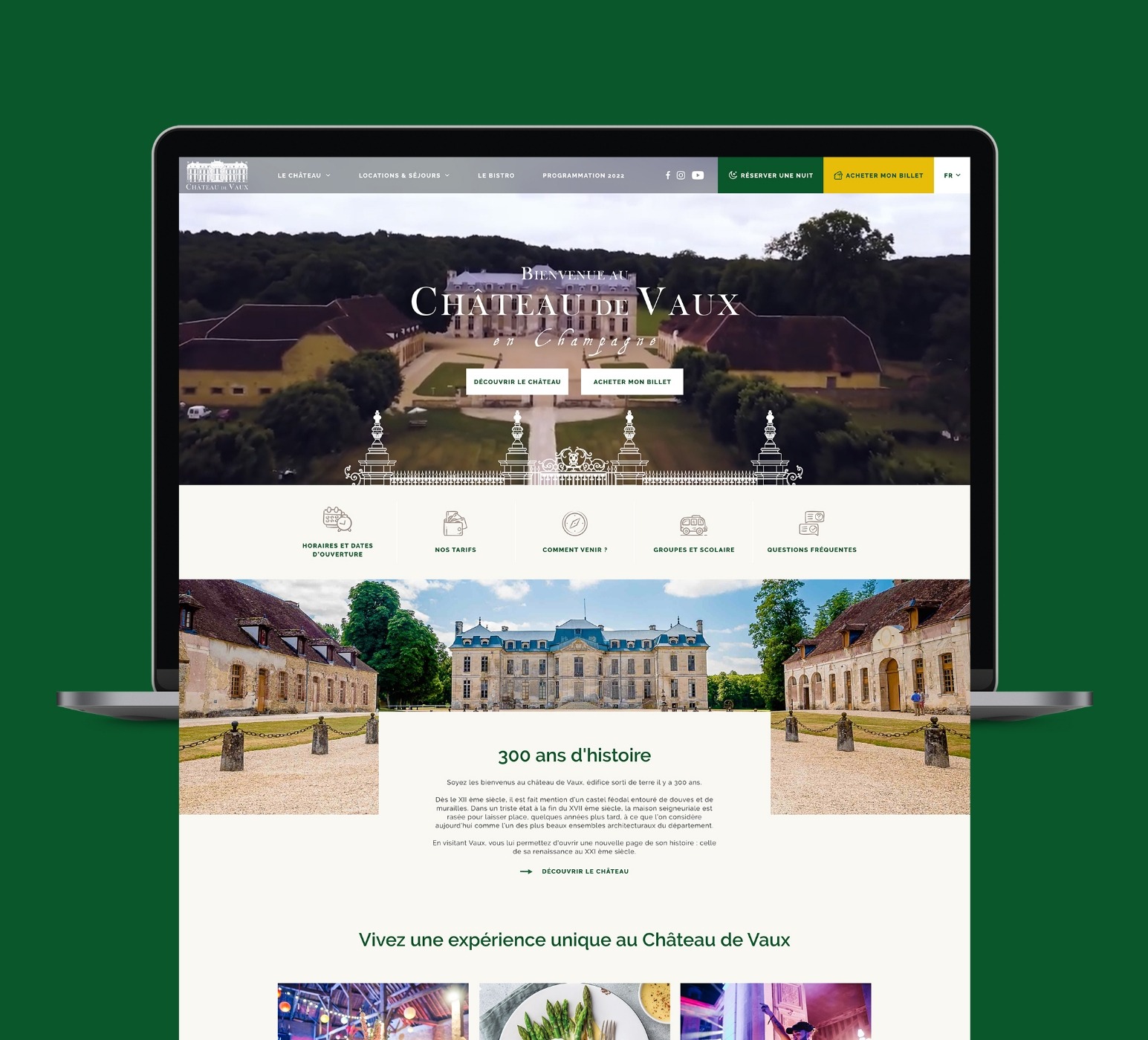Projet design d’interfaces - Château de Vaux