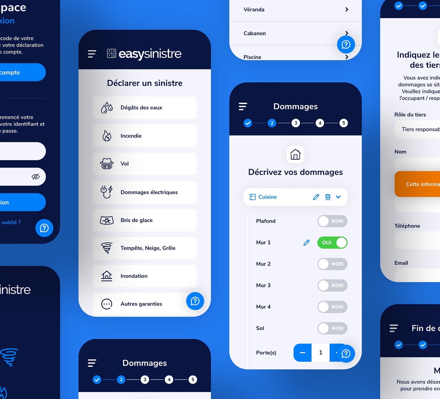 Projet design d’interfaces - Easy Sinistre