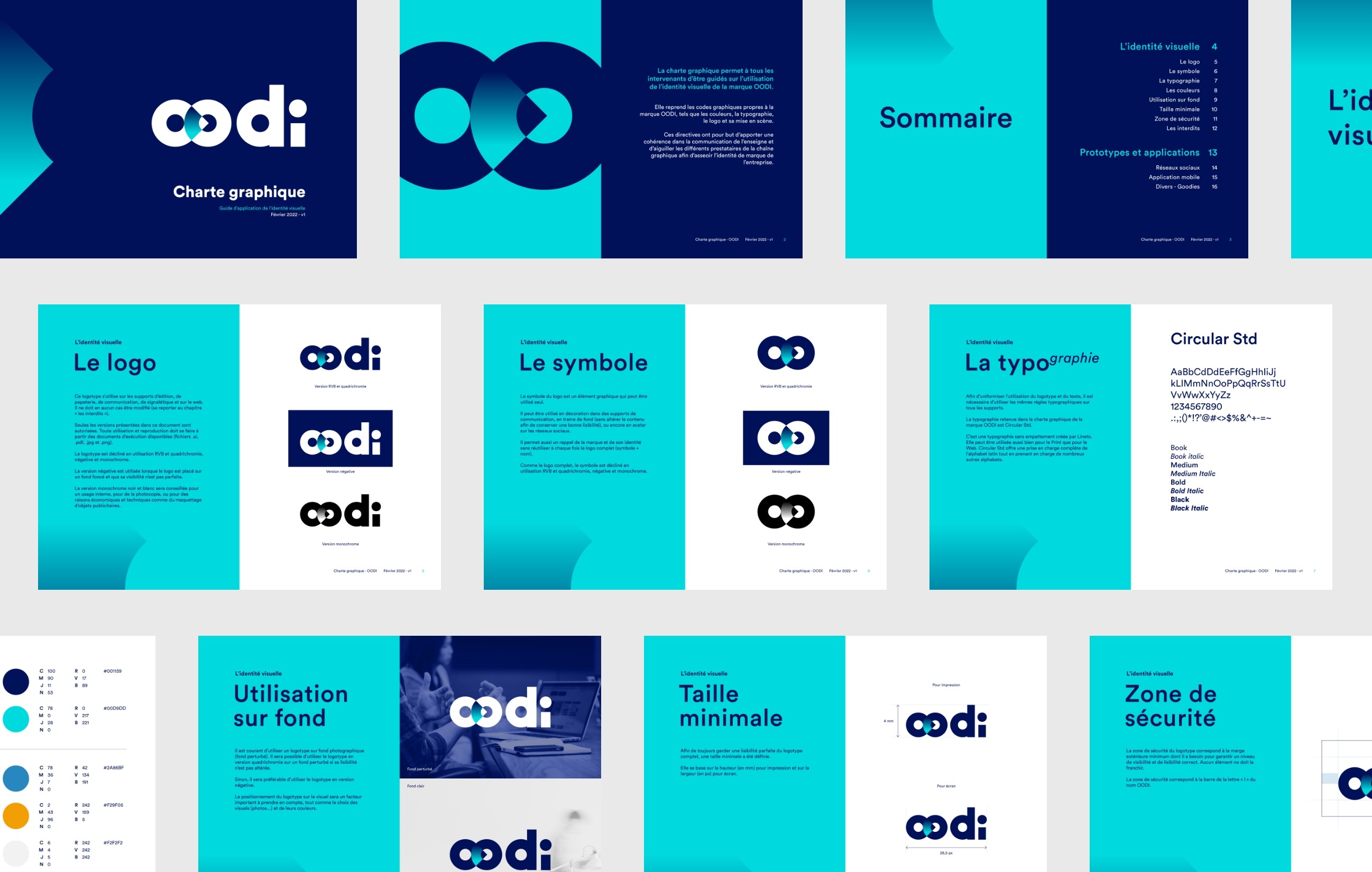 Charte graphique Oodi
