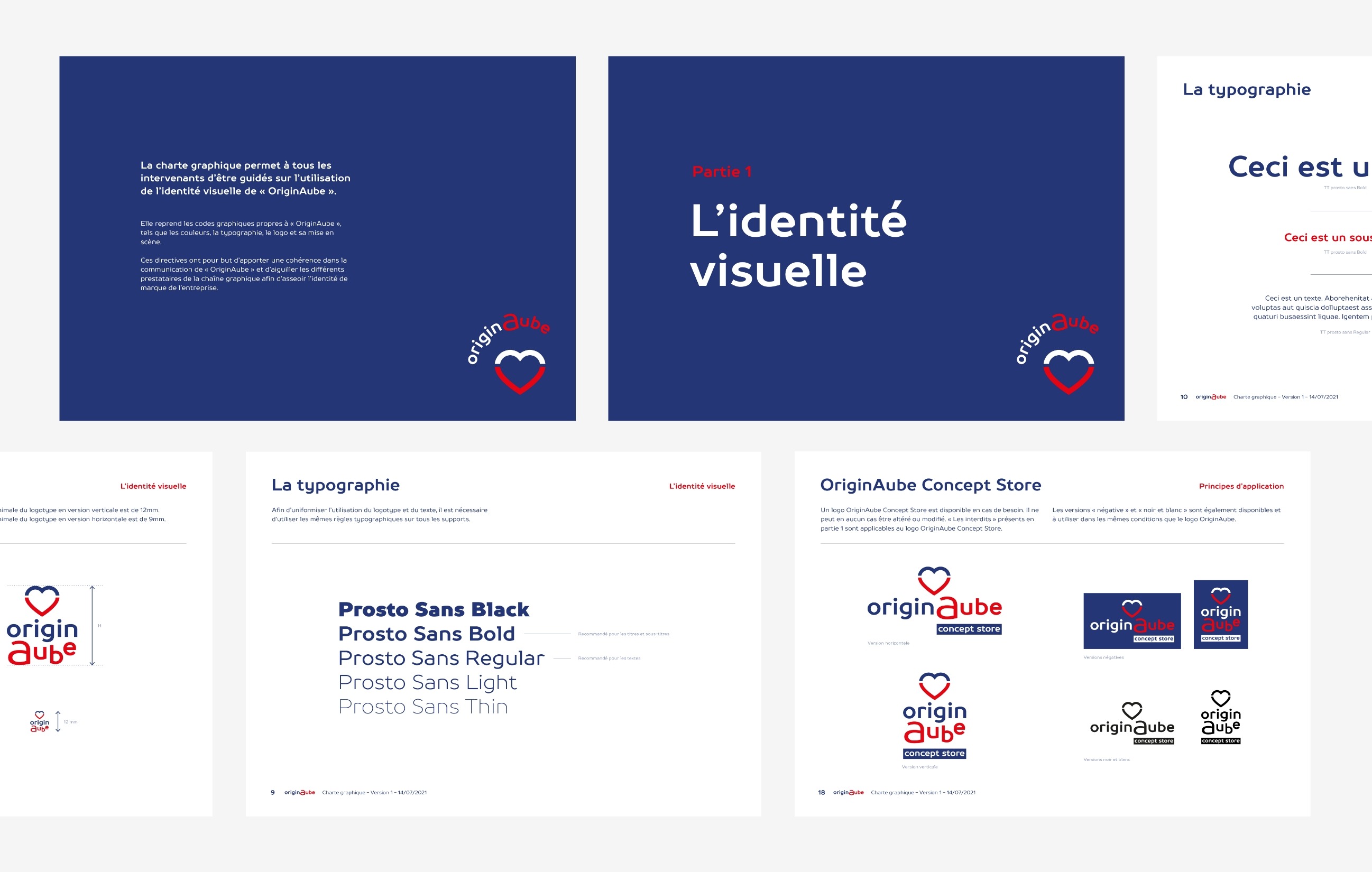 Charte graphique OriginAube