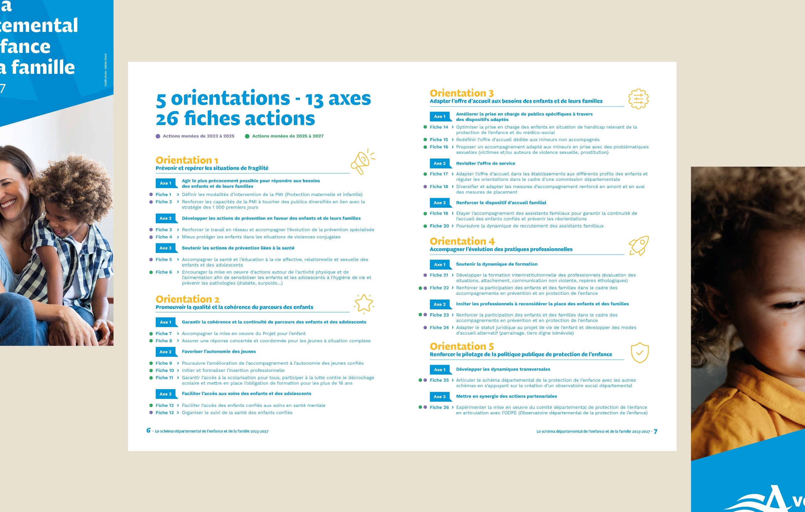 Brochure enfance et famille du département de l'Aube