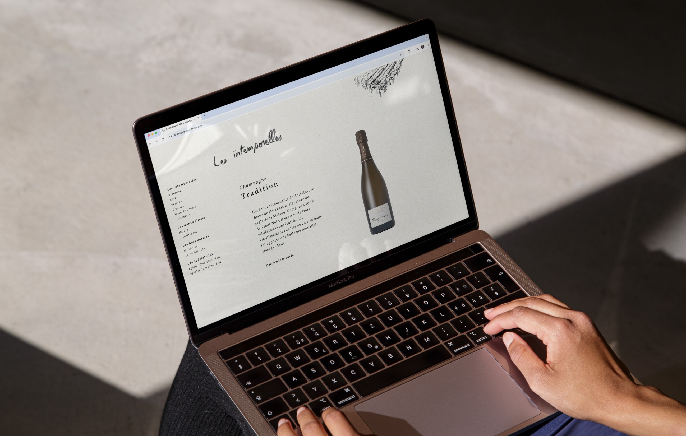 Site Internet Champagne Rémy Massin