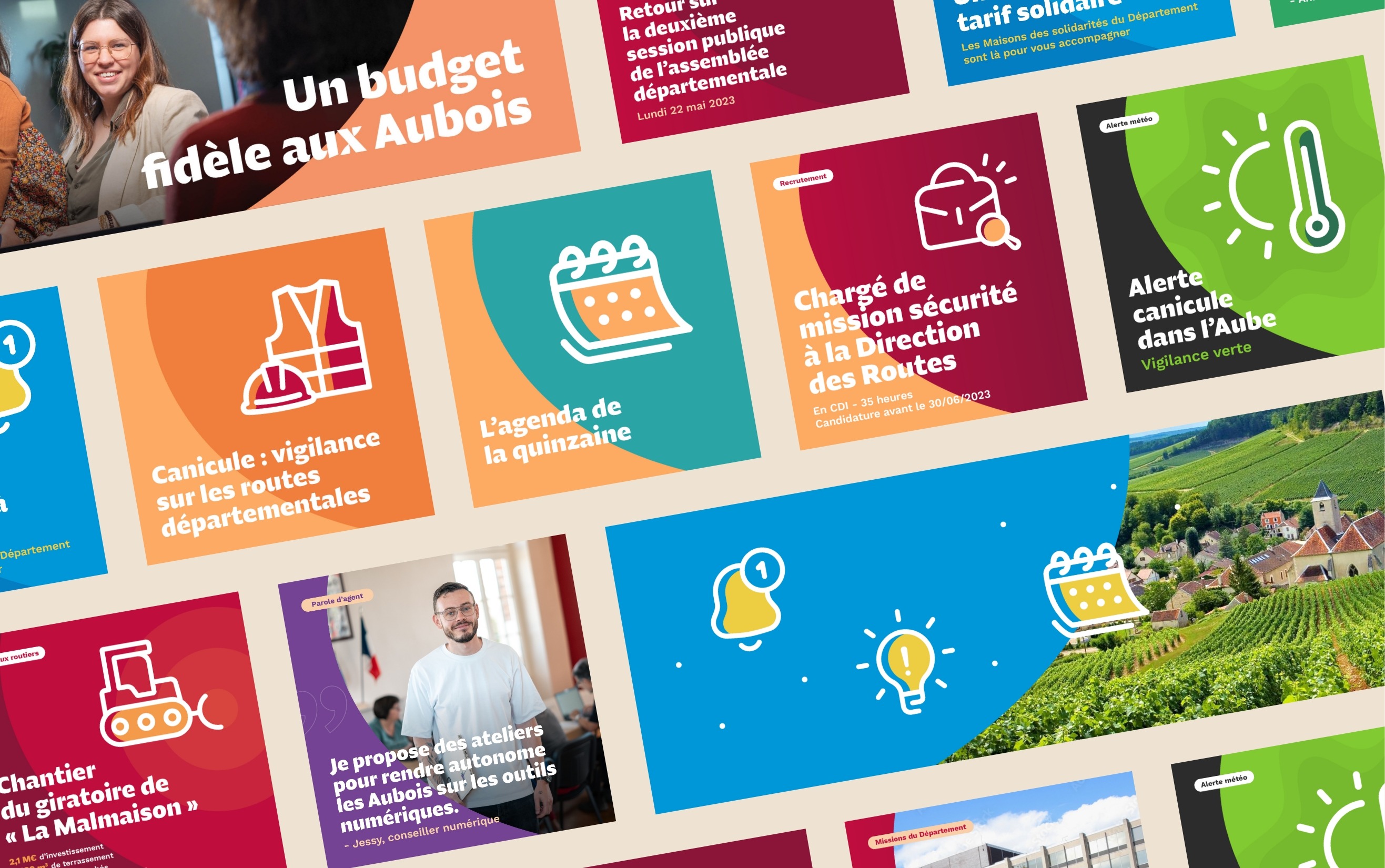 Présentation projet L’Aube sur les réseaux