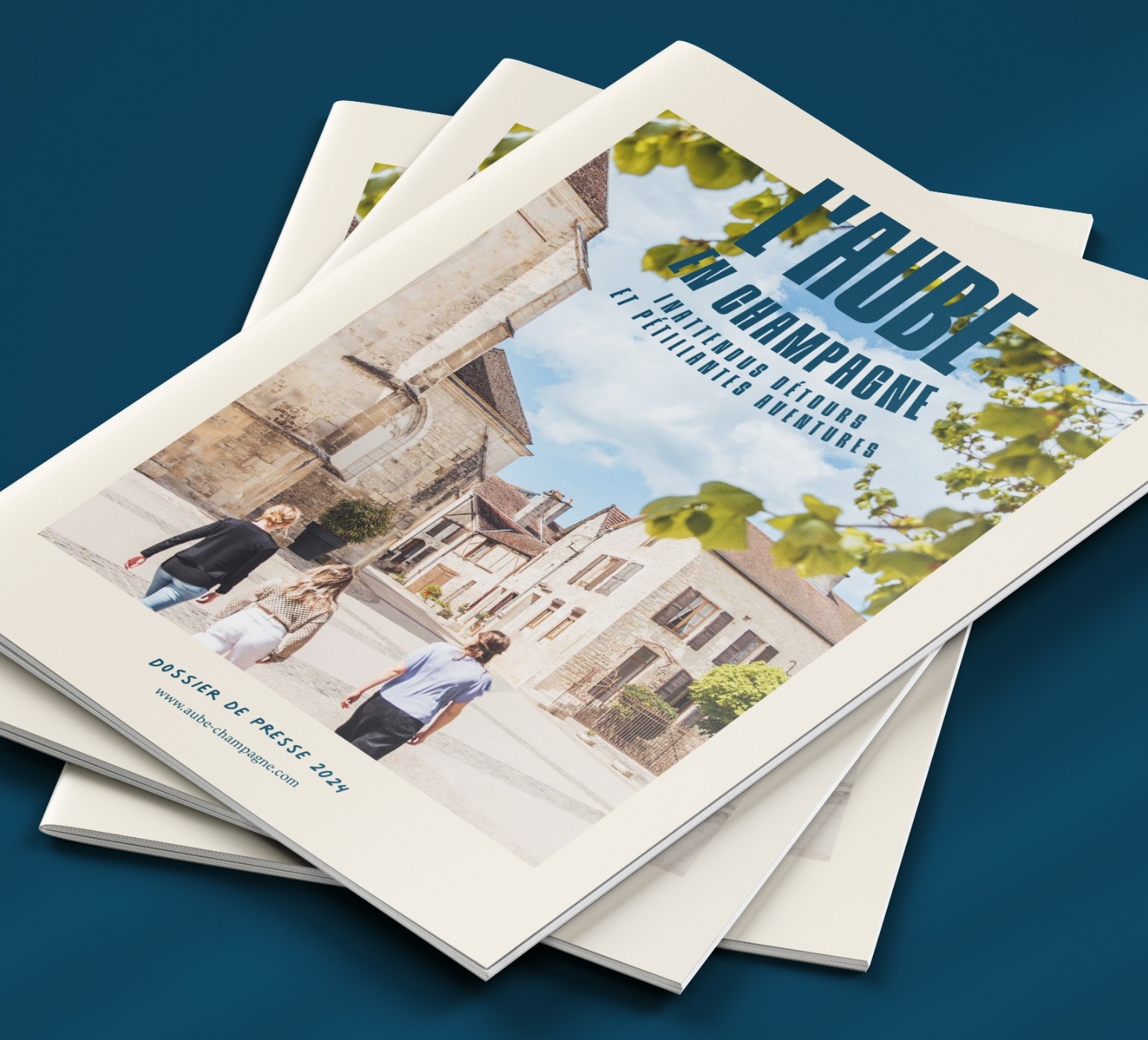 Projet supports de communication - Dossier de presse 2024 Aube en Champagne