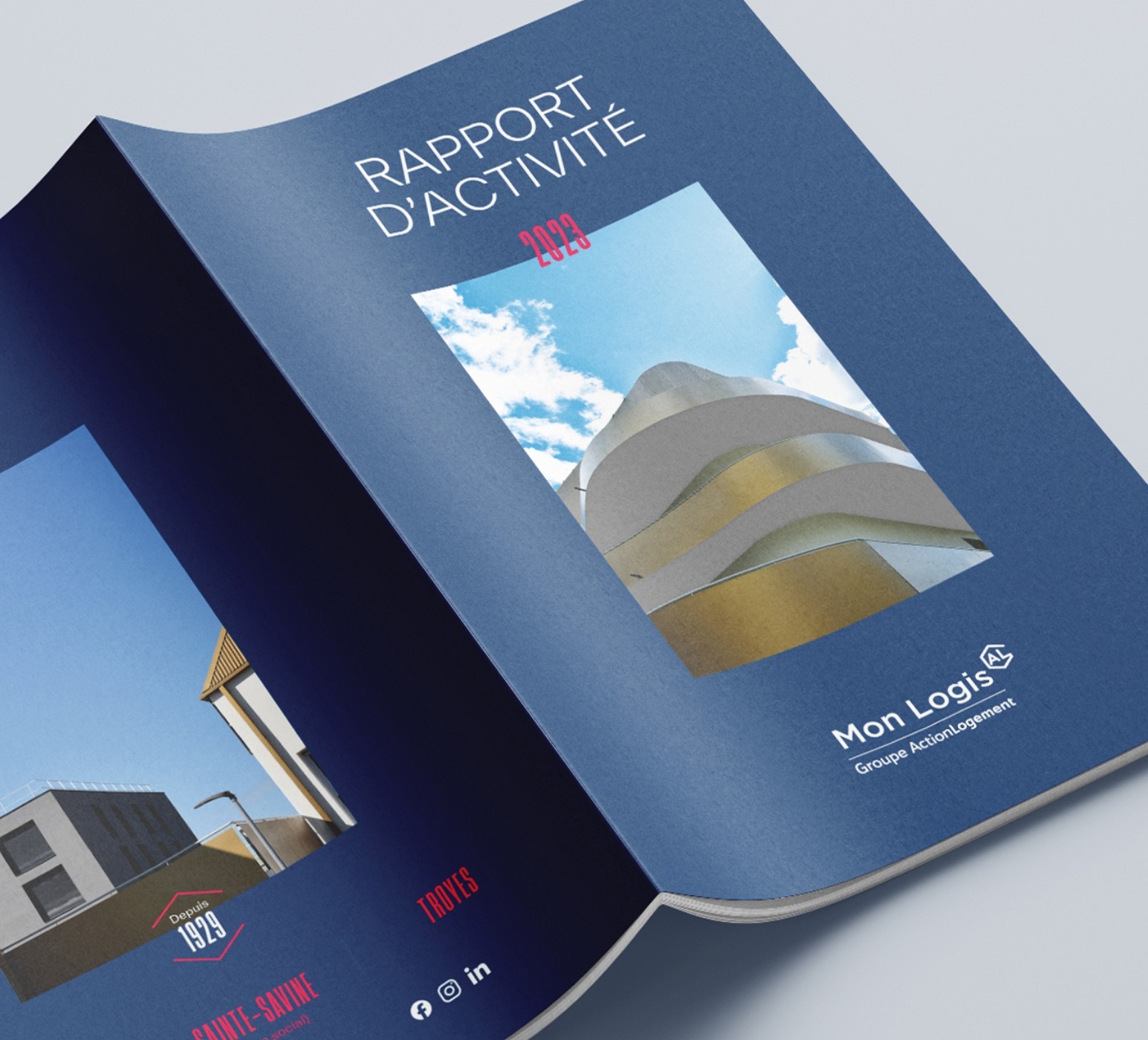 Projet supports de communication - Rapport d’activité 2023 Mon Logis