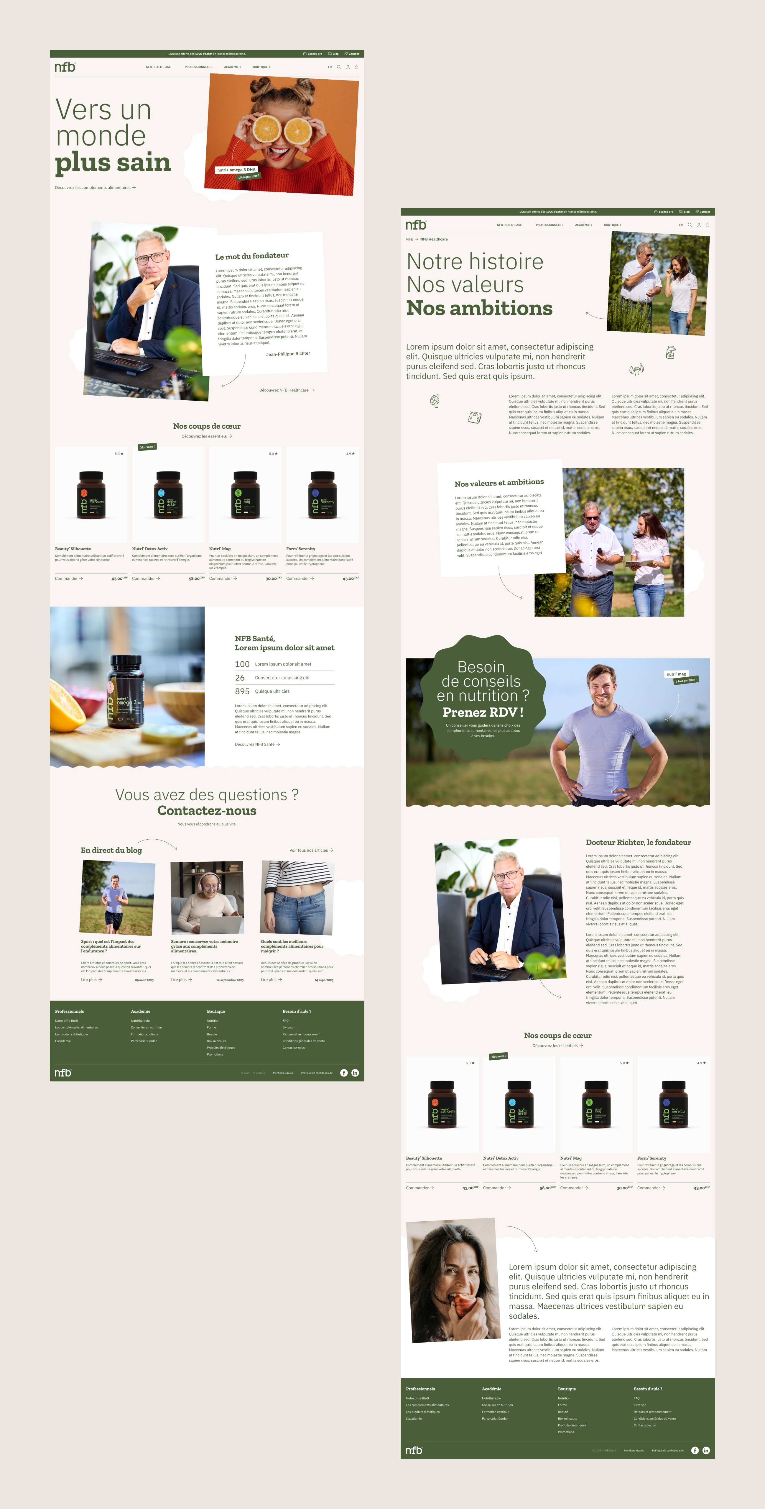 Site Internet NFB Healthcare