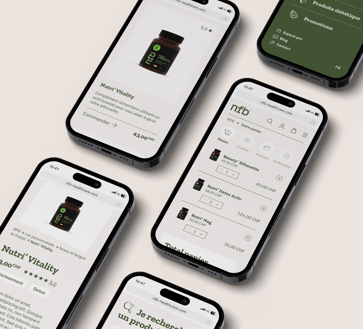 Projet design d’interfaces - NFB Healthcare