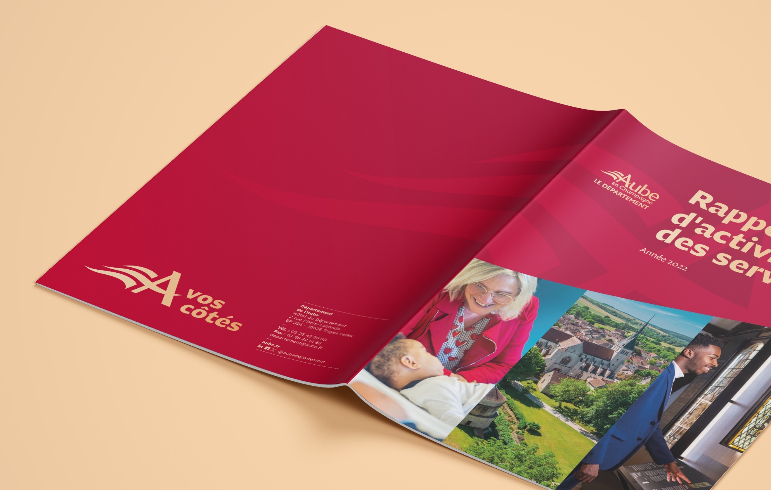 Brochure rapport d'activité 2022 du département de l'Aube