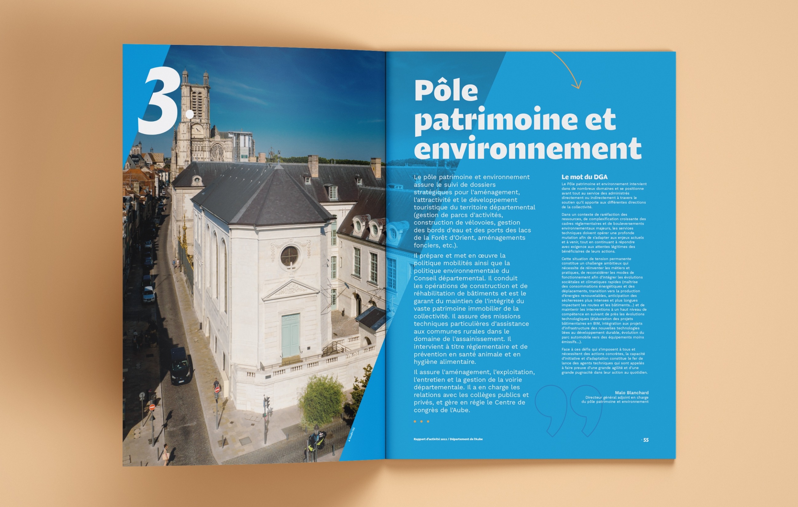 Brochure rapport d'activité 2022 du département de l'Aube