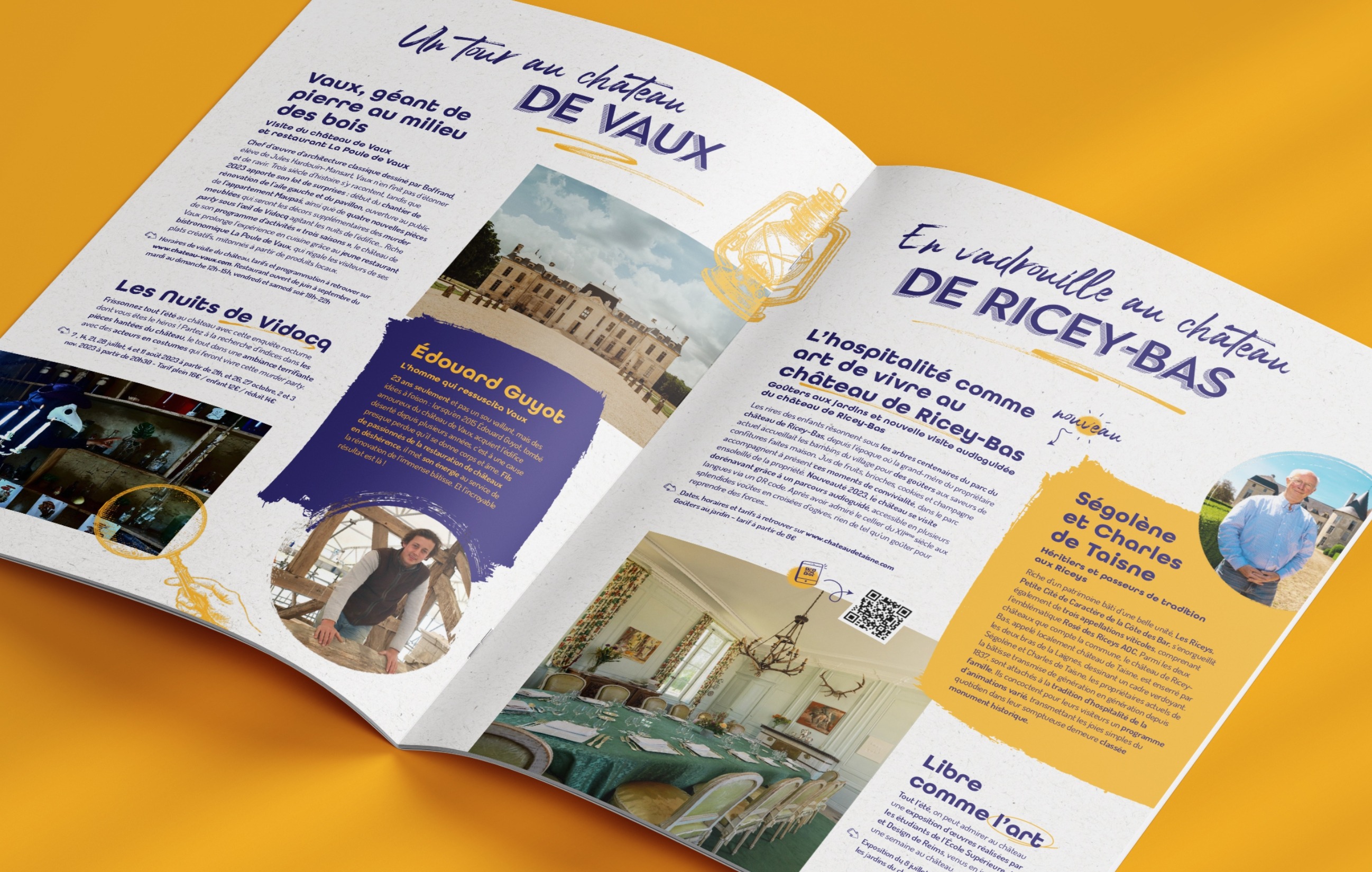 Brochure de la Route des châteaux de l'Aube